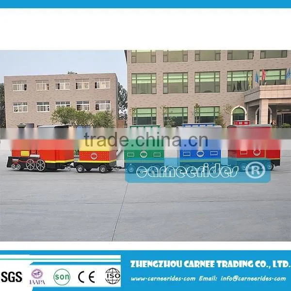 Amusement parktrain rides trackless kid train rides for sale