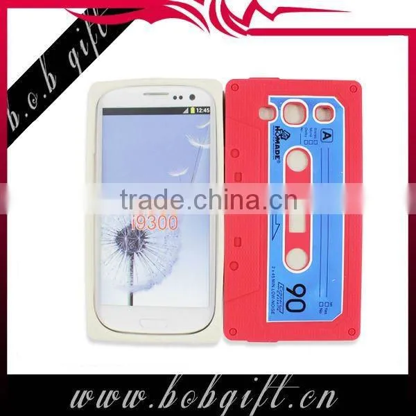 Promotional cassette keyboard case for samsung galaxy s3 i9300