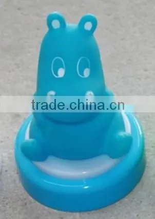 LED animal push night lamp hippo touch night light