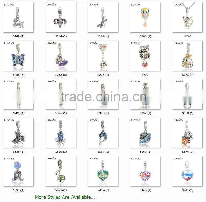2016 High Quality Slide Charms Fashion Bracelet Charms