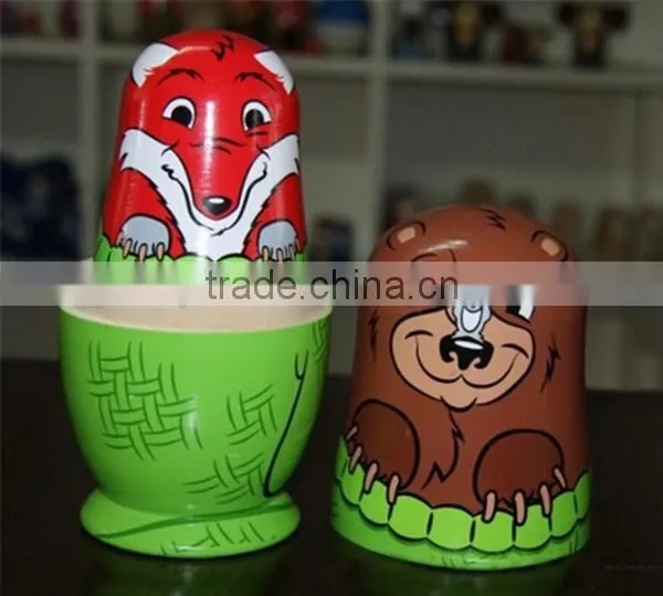 Home decoration wooden nesting doll