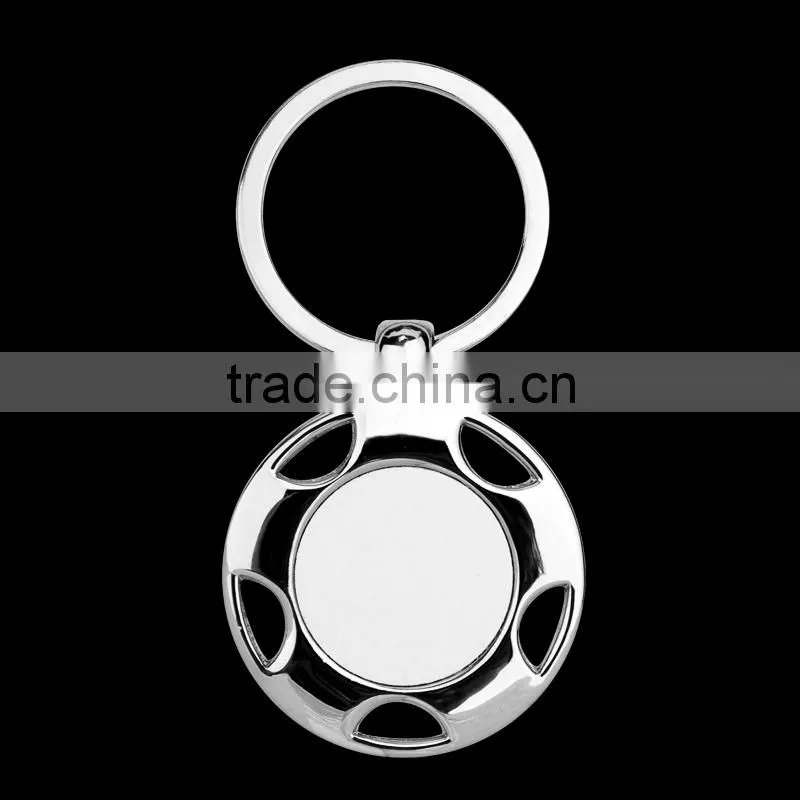Sublimation metal key ring,heat press tranfer keyring,rectangle shape