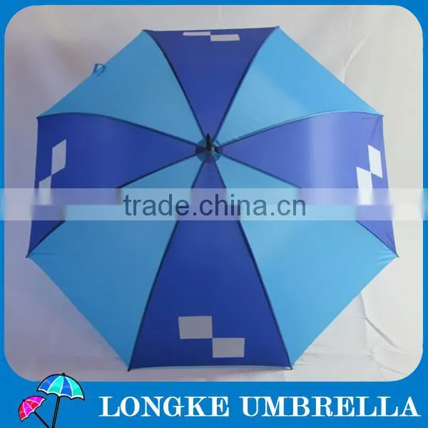 30" double ribs polyester customized promorional golf umbrella