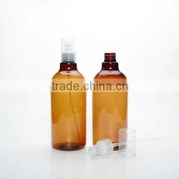 Treatment pump PET 500ml Brown Clear