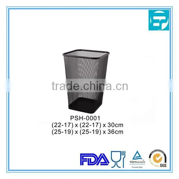 Creative Iron wire Mesh Round Wastebasket
