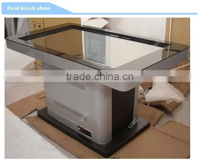 Wifi 42 inch HD lcd multi touch screen interactive digital signage totem table