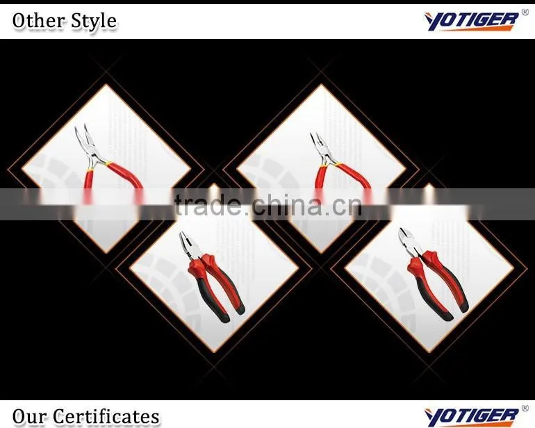 45# Carton Steel Plastic Handle Long Nose Pliers