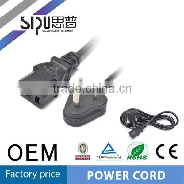 SIPU high quality INDIA kettle power cord for pc