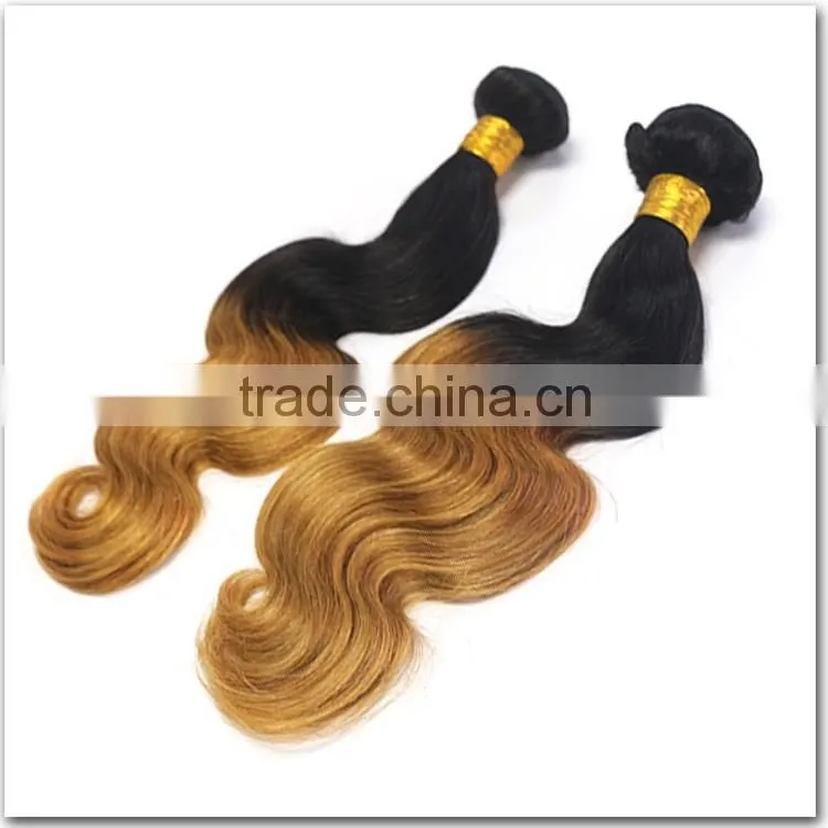 Ombre Hair Weaves Brazilian Virgin Hair Extension Ombre Remy Hair Weaves Bundles