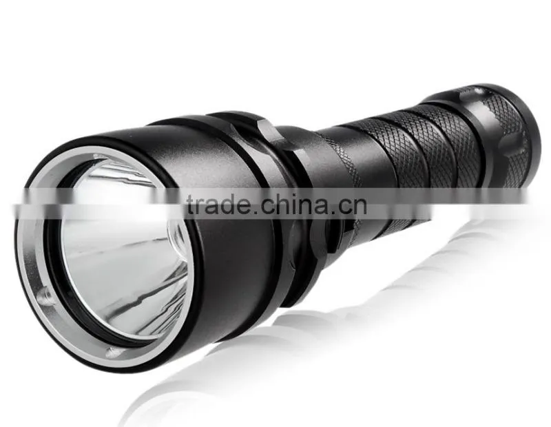 LustFire T6 800LM Adjustable Waterproof Diving LED Flashlight