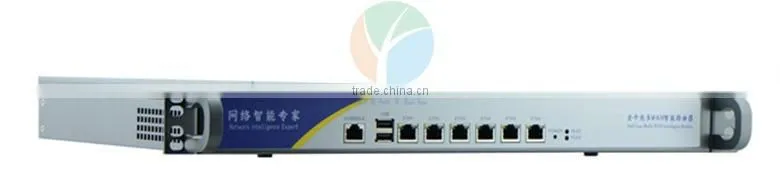 ROS 6 Gigabit Flow Control Firewall OPENWRT With I3 3210 CPU 1000M 6 82574L 2 Groups Bypass1U Firewall Router