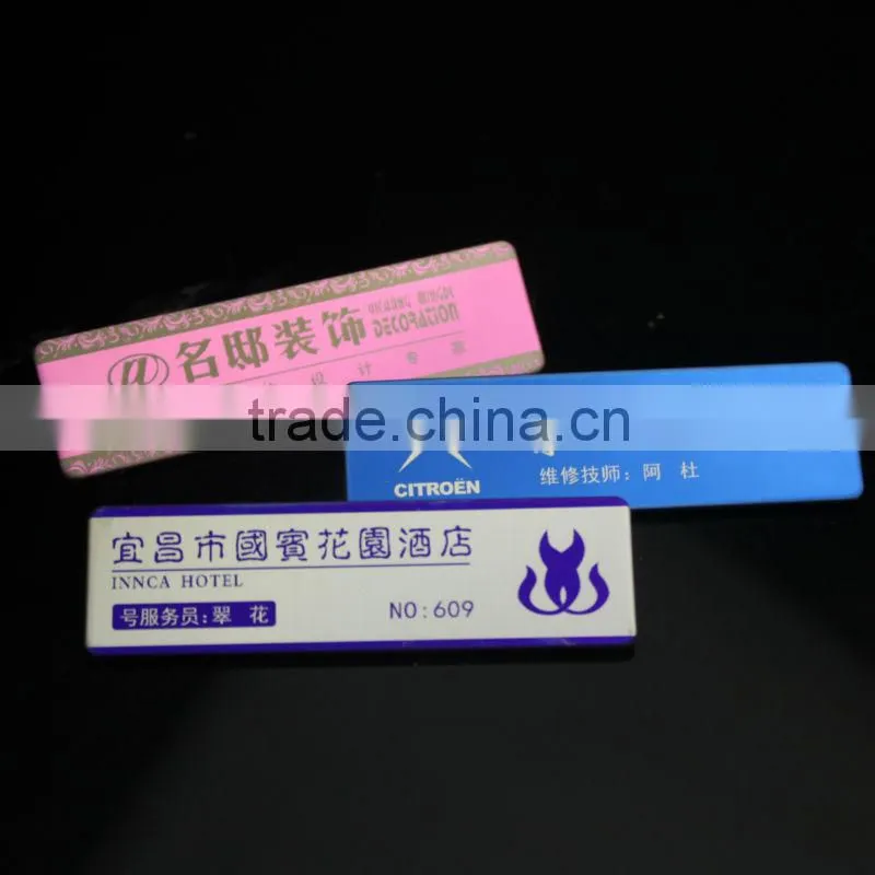 Custom Metal Nameplate/nametag With Company Logo