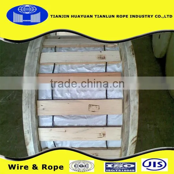 manufacture ! 35w*7 18.5mm galvanzied steel wire rope