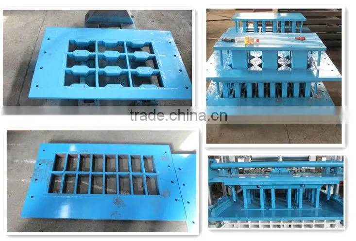 Huali Brand Hydraform Concrete Brick Making Machinery QT4-15