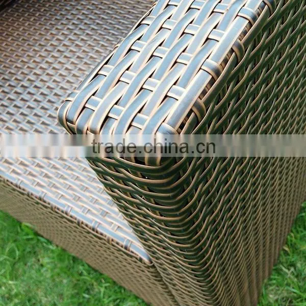 Rattan garden furniture with comfortable seat feeling