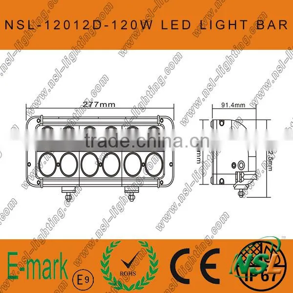 11inch 120W C REE car LED light bar off road LED work light