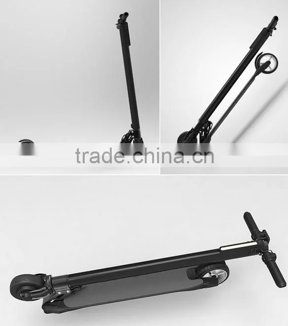 HTOMT new model 250w 24v lithium battery 5 inch carbon fiber folding e scooter/electric foldable skateboard