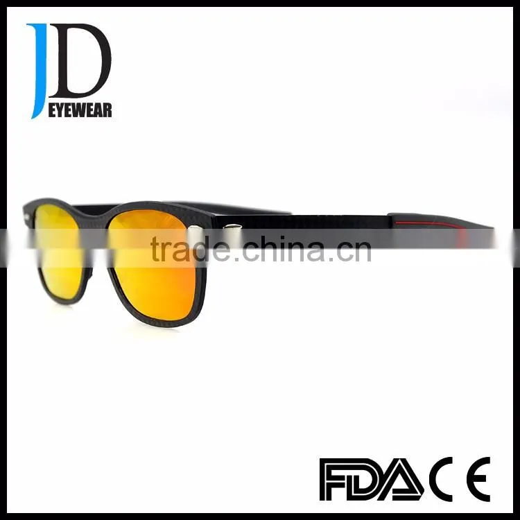 Wholesale Cat.3 UV400 Carbon fiber Polarized Bike Sunglasses
