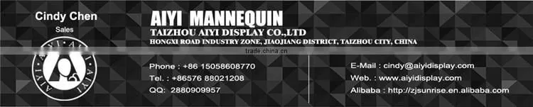 2016 size adjustable black glossy male mannequin