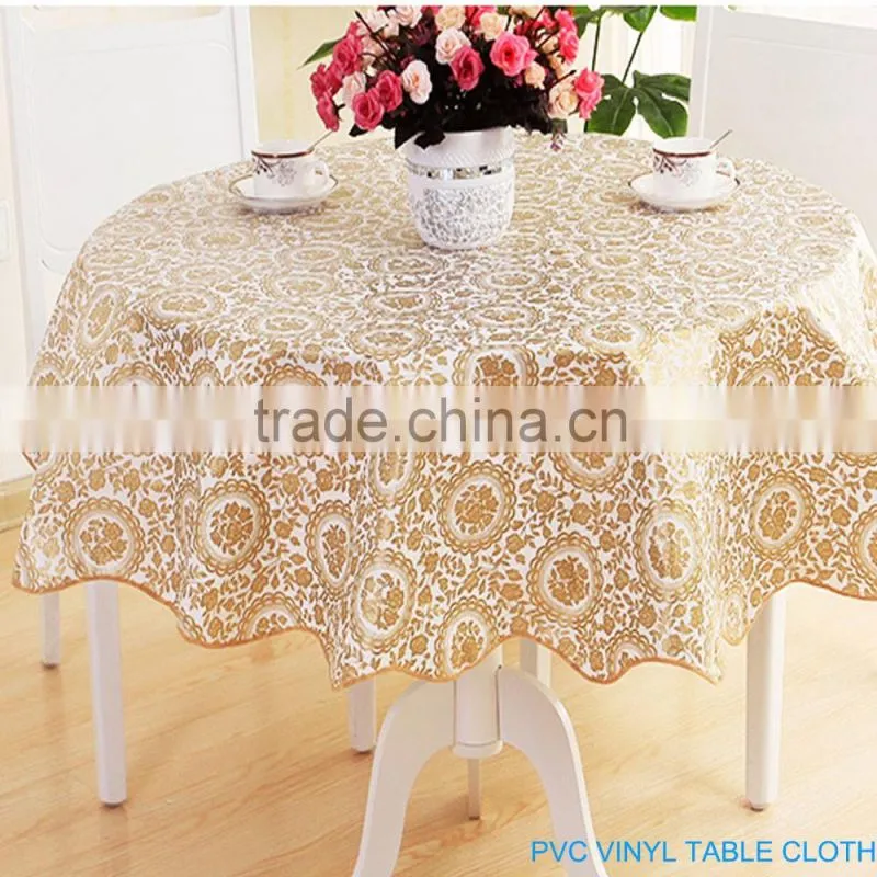 Transparent plastic table cloth PVC/PE/PEVA waterproof Table cloth