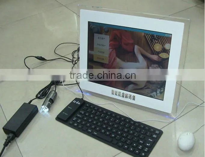 2013 Beauty salon/home use touch screen beauty care equipment skin diagnosis purpose BD-P006