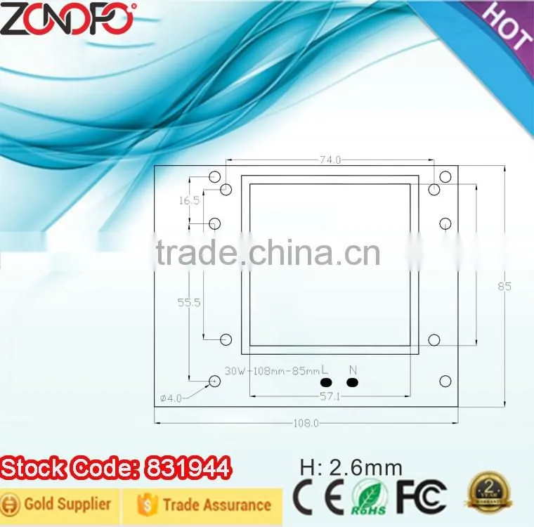 30w square innovative spot light ac motor ac engine 220v ra70 top ac pcb