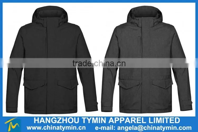 men polyester oxford winter jacket