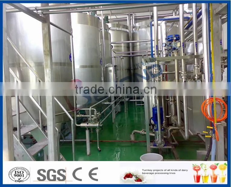fruit juice processing line from concentrated juice