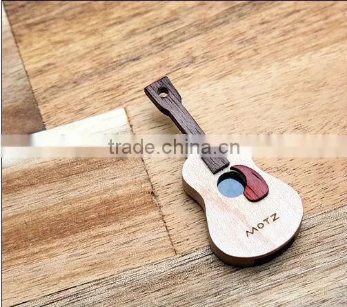 16GB wooden guitar usb flash drives gift with logo 100% real capacity factory price and warranty