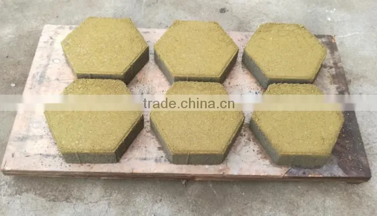 QT4-40 hydrauic press automatic concrete hollow and paver brick machine with diesel engine