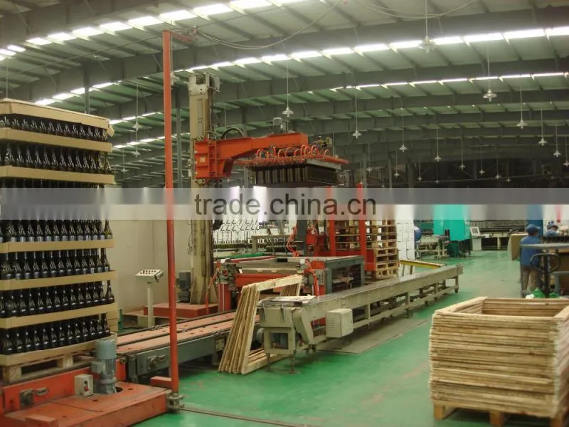 296ml small dark green juice glass wine bottles