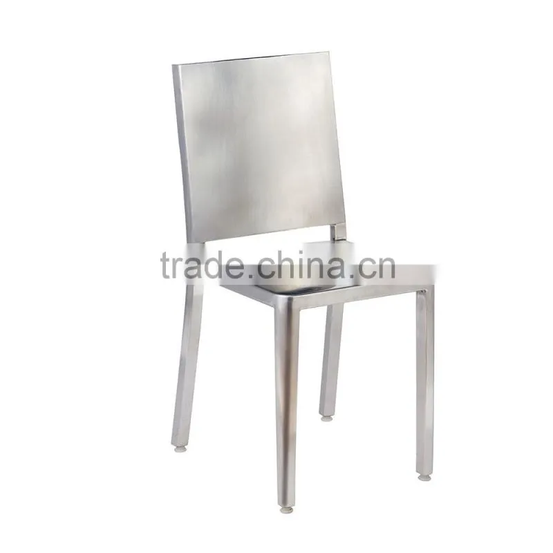 Stainless steel dining chair outdoor