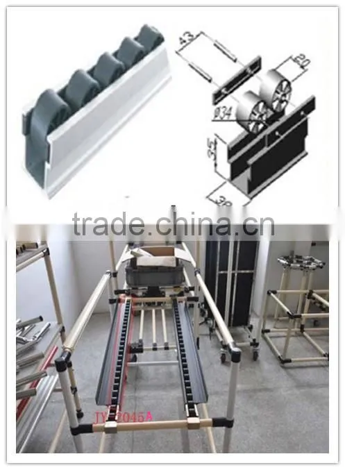 JY-2045|Roller track for pipe rack system|Track roller bearing manufacturer|Sliding door track roller