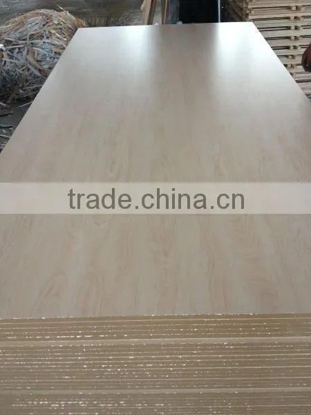 12mm double sided mdf melamine sheet from Linyi