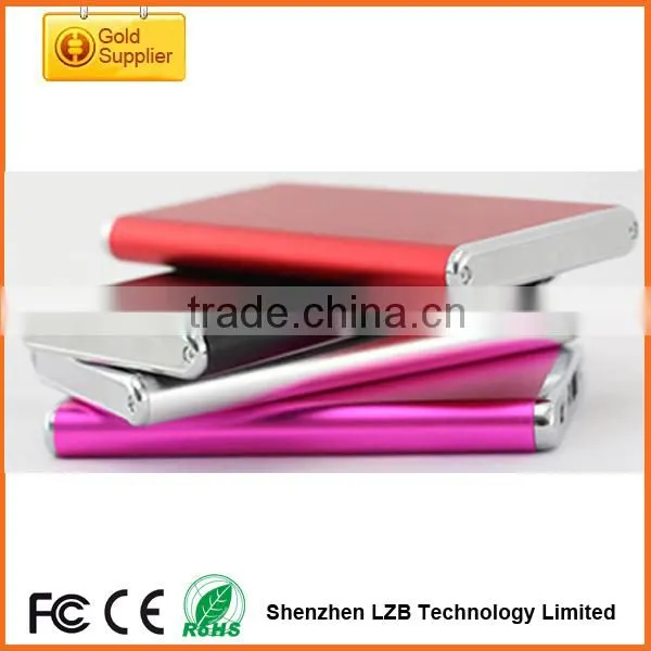 travel portable ultra slim USB mobile charger power bank,external battery charger