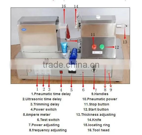 best selling ultrasonic tube sealing machine price