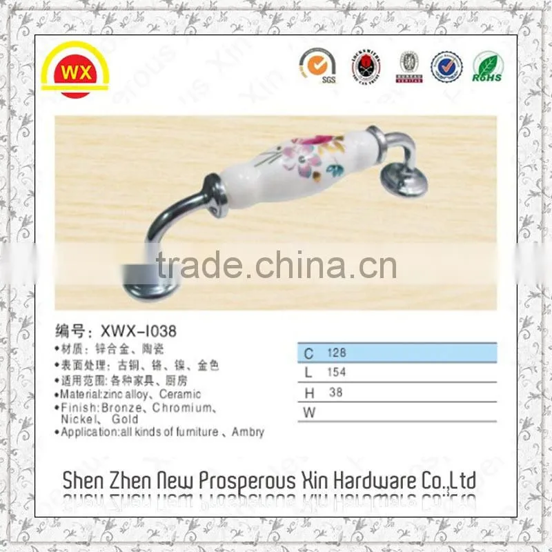 Wholesale high quality ceramic bedroom furniture handles