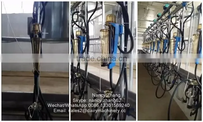 65lb Milk Flow Meter Herringbone Cow Milking Parlour System