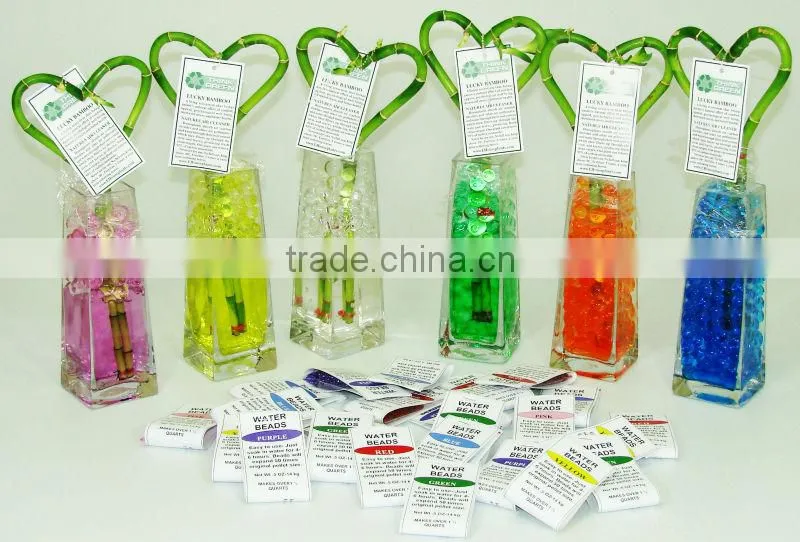 DIY elements home decorative colorful floral gel