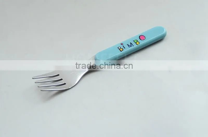 new products plastic handle flatware baby sets