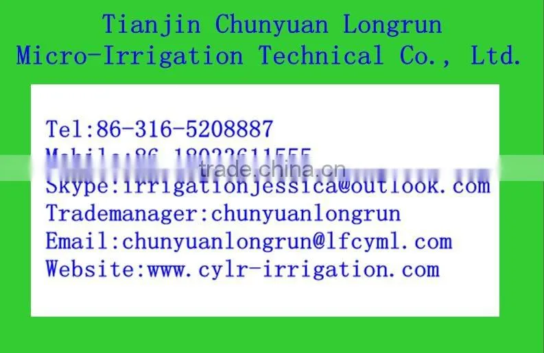 Garden Water plastic Material micro spray irrigation drip tape/ hose