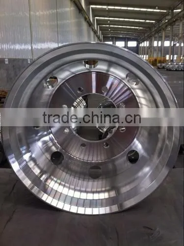 TUBELESS ALUMINUM WHEEL RIM FOR TRUCK AND BUS