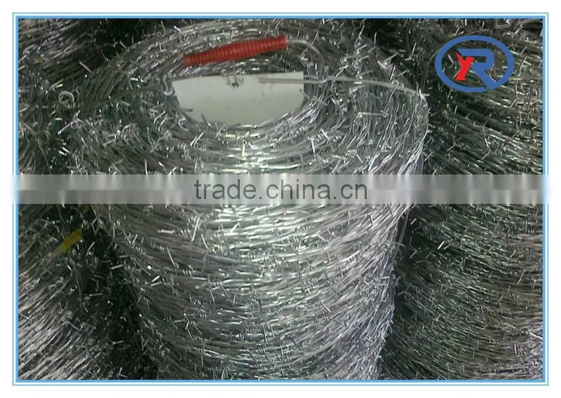 alibaba best supplier high quality cheap galvanized Barbed Wire fence made in China