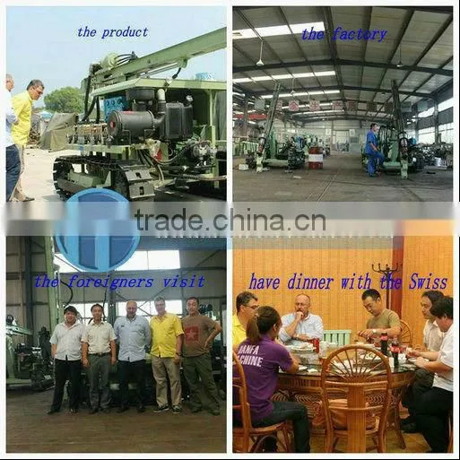 Open mining drilling rig! Crawle type~ HF138Y horizontal bore hole drilling equipment