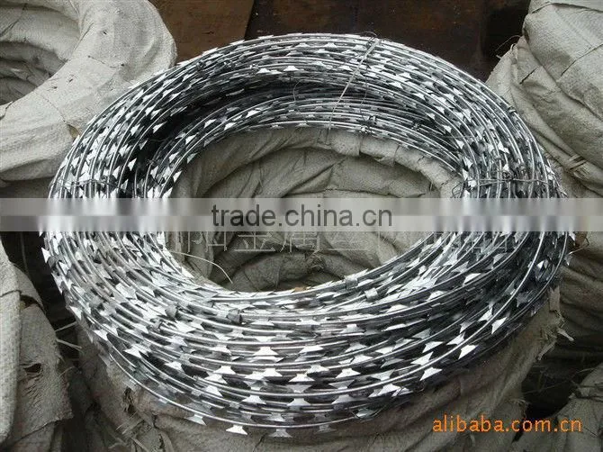 Razor Barbed Tape Concertina(BTC)/Concertina Razor Wire Barbed Tape