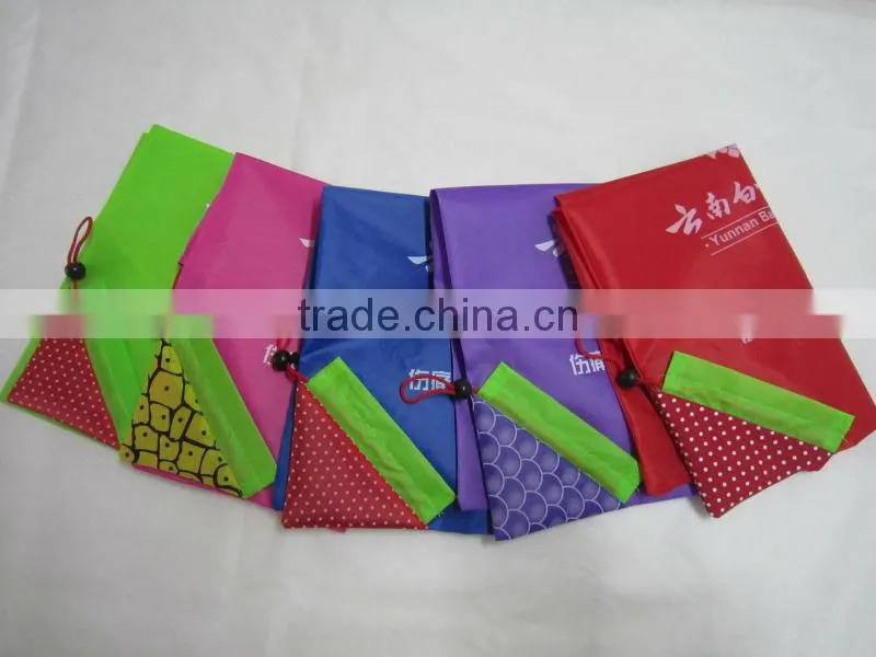PET folding shopping bag for market