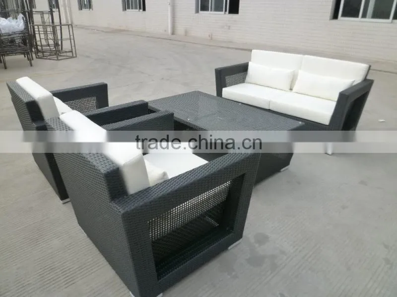 Polyester rattan sofa new design patio sofa (1800-1)