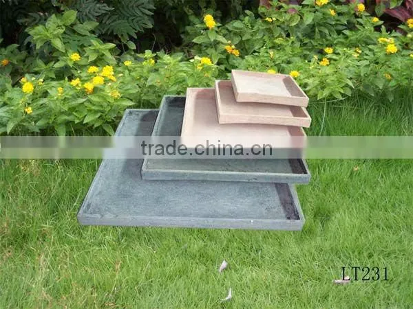 2014 popular fiber clay garden flower pot holder