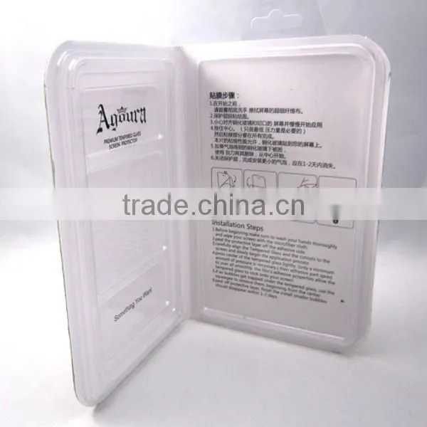 Tempered glass screen protector package box, screen protector packaging