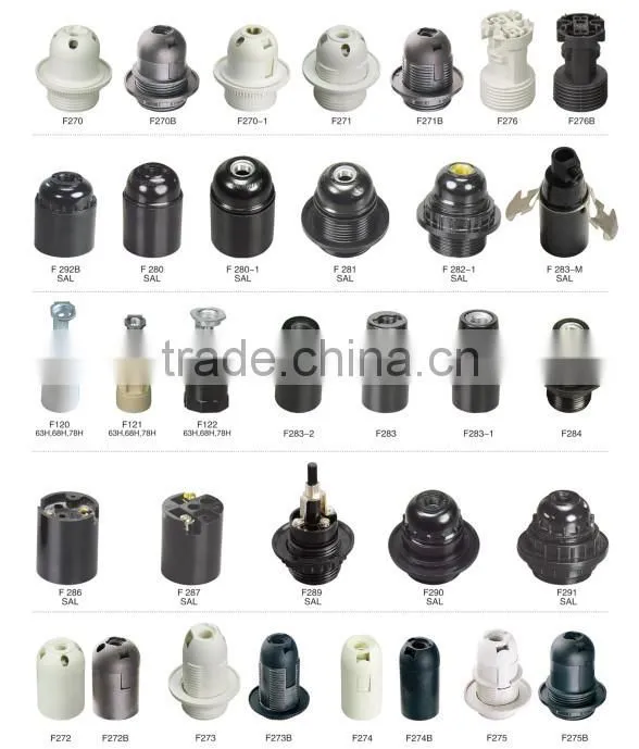 Good quality bakelite lamp holder/bulb holder/light socket E14